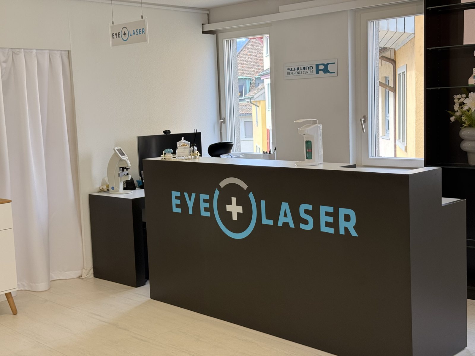 Accueil d’EyeLaser Zurich à la Strehlgasse 33